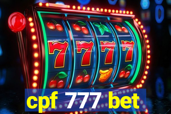 cpf 777 bet